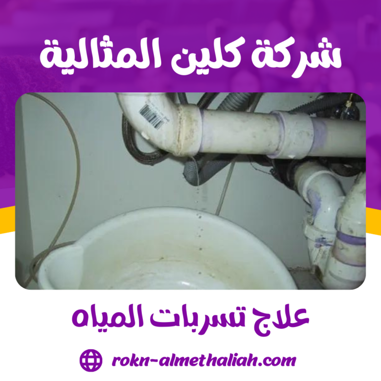 علاج تسربات المياه